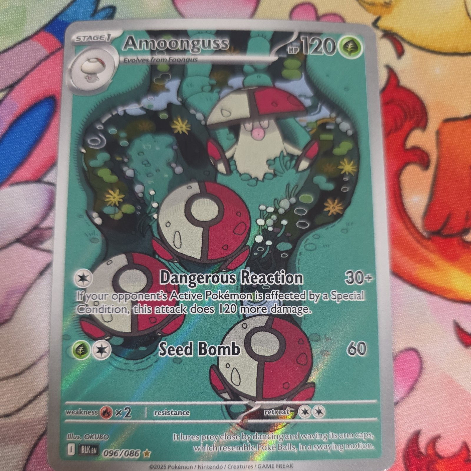 Pokemon TCG: Black Bolt Amoonguss 096/086 IR NM