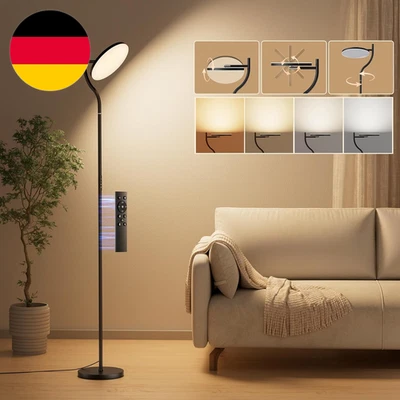 Bonsery Stehlampe Wohnzimmer Stufenlos Dimmbar, 36W Deckenfluter Mit 2700K-6500K - Bild 1 von 4
