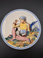 Rockwell Kent Vernon Kilns Salamina Metlox California Pottery Plate 7.5”Vtg