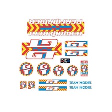 1990 GT BMX - Performer - for colored frames on Clear decal set