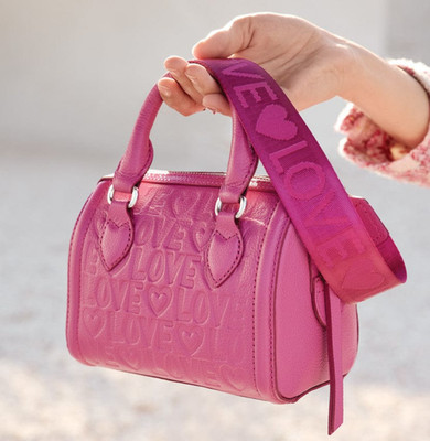Brighton Fashionista Deeply In Love Mini Satchel Bubblegum #H1572 MSRP: $365 NWT