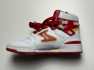 ETONIC  Akeem The Dream , Sneaker, Größe 39, Weiß/Rot, Retro, Neu, NP 150 