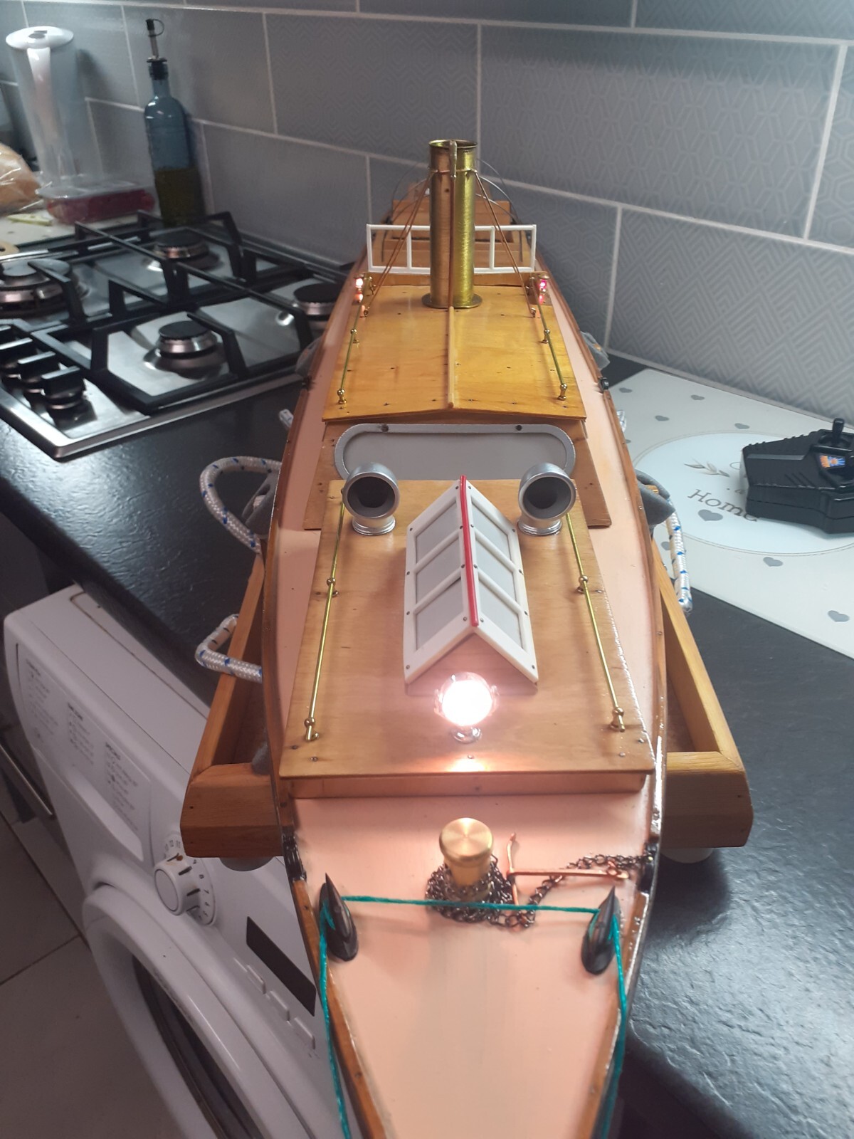 remote control wooden sailing boat eBay
