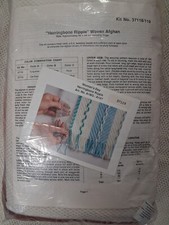 HERRINGBONE RIPPLE AFGHAN KIT