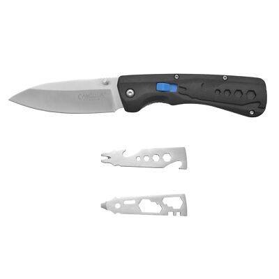 Camillus INJECT 8-Inch Folding Knife, Multi-Tool Pocket Knife with 8 Additional