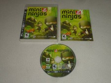 PLAYSTATION 3 PS3 VIDEO GAME MINI NINJAS W CASE & MANUAL COMPLETE EIDOS
