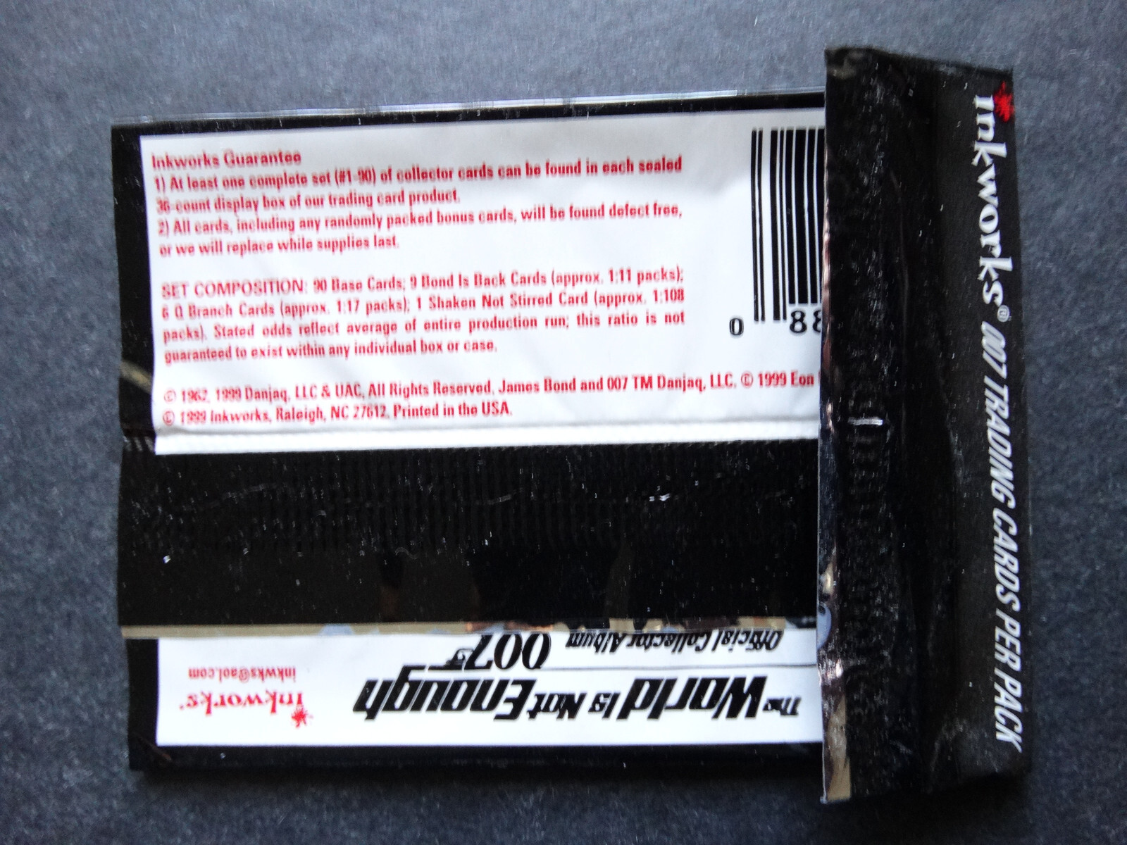 1999 Inkworks James Bond World Is Not Enough Card Complete Your Set U Pick 1-90 - Picture 118 of 118