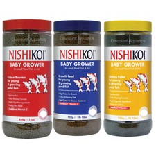 NISHIKOI BABY GROWER GROWTH, SINKING, COLOUR POND FISH FOOD COLDWATER FISH FOOD
