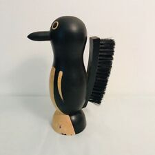 Penguin Clothing Brush Shoe Brush Vintage Made in Japan Wooden    A2