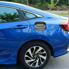 Fuel Oil Gas Tank Cover Cap Trim Carbon Fiber Pattern For Honda Accord 10th Gen