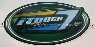 ITOUCH 7 Decal Sticker Touchscreen Bar Video Game Arcade by JVL