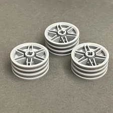 Lego 56904 Light Blue Gray Replacement Add-on Pieces Parts Lot of 3