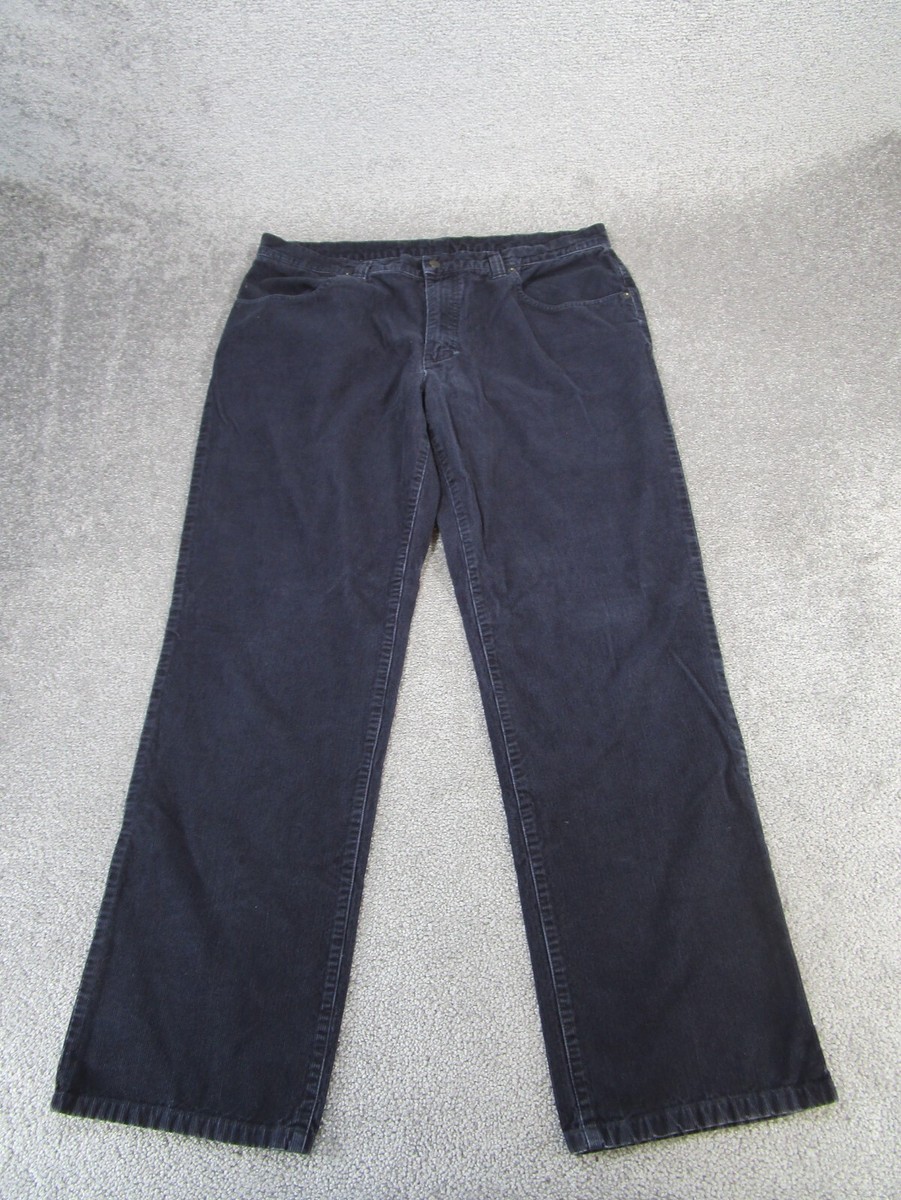 Patagonia Pants Mens 38 Dark Blue Corduroy Pants Straight Leg