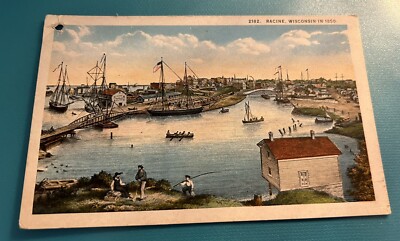 Racine Wisconsin In 1850 Postcard