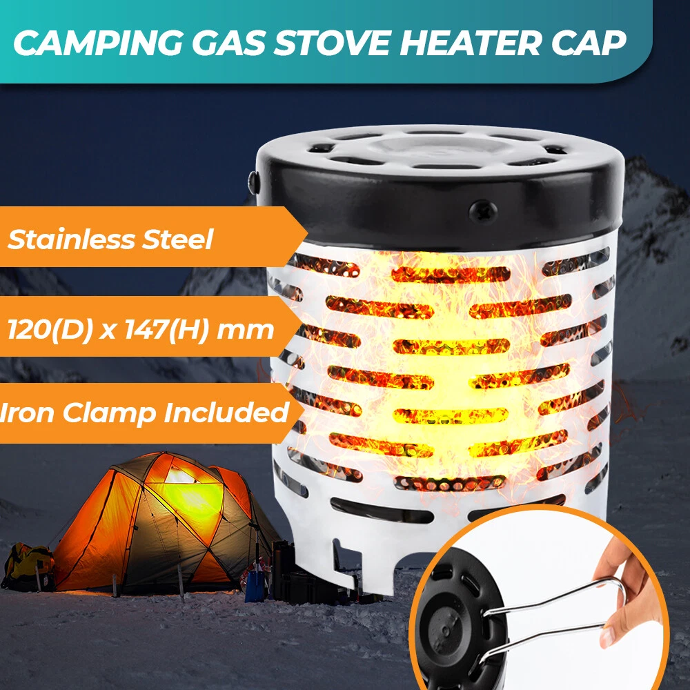 Portable Stainless Steel Tent Heater Mini Camping Warmer Cap Outdoor Gas  Stove | eBay