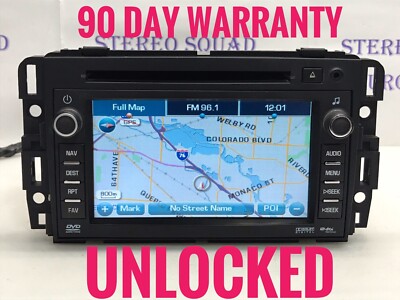 UNLOCKED Saturn Outlook Navigation Radio Dash Head Unit 25975938  GM1102