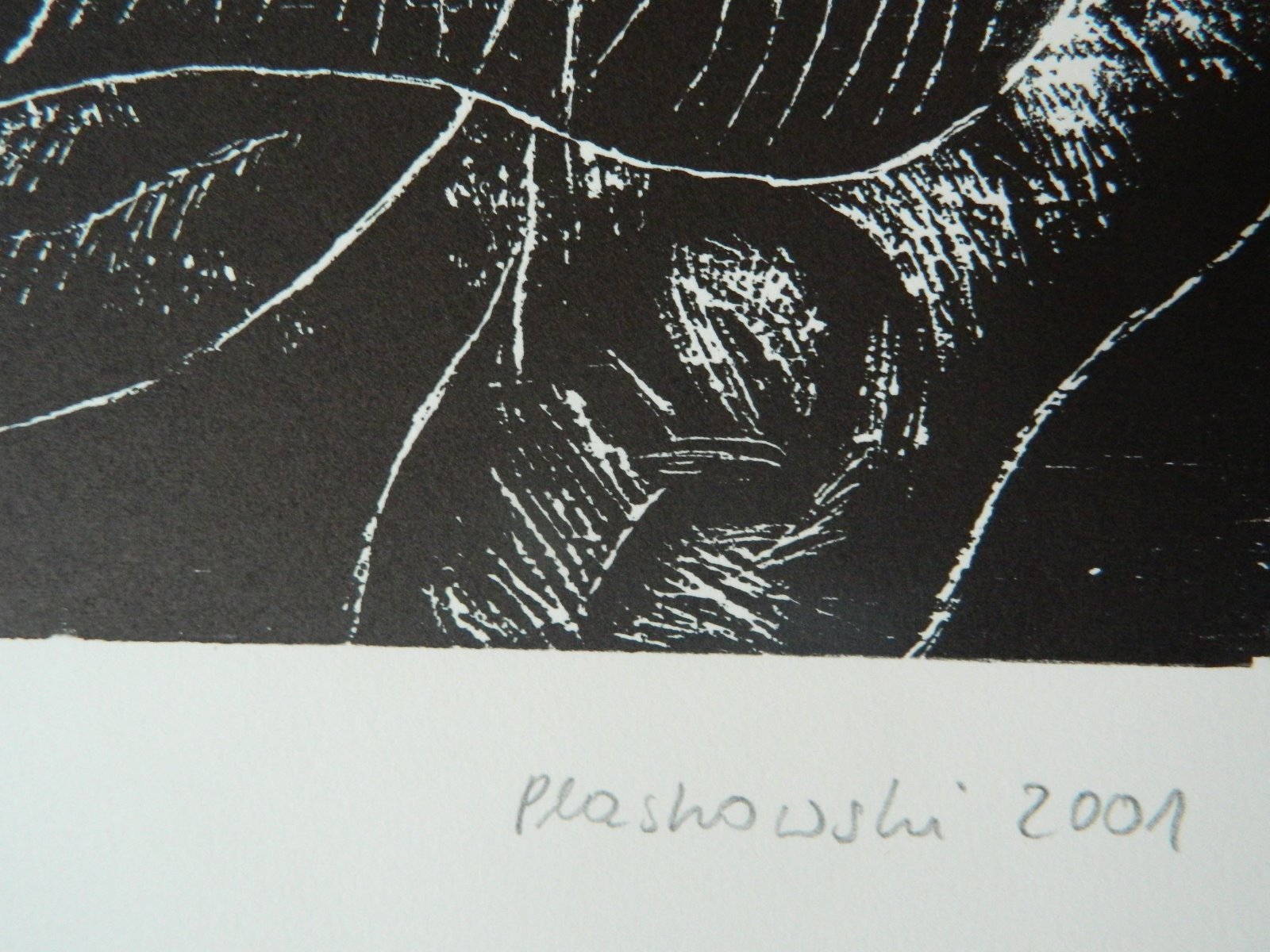 REDUCED! Andrzej Plaskowski Signed Polish Woodcut Print/Woman Fondling Male Head eBay