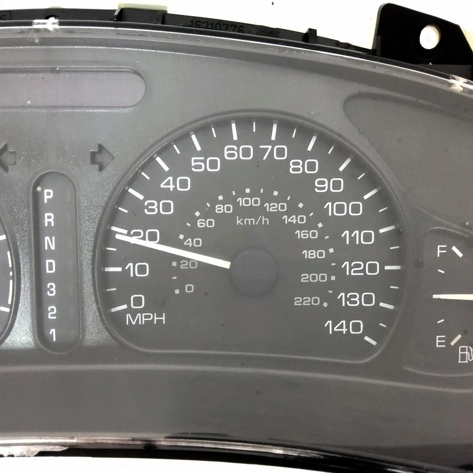 01-04 Oldsmobile Alero 140 mph medidor de velocidade cluster quilometragem desconhecida - Imagem 3 de 4