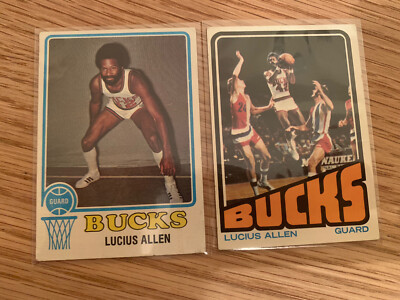 Lucius Allen Vintage NBA Basketball Trading Cards