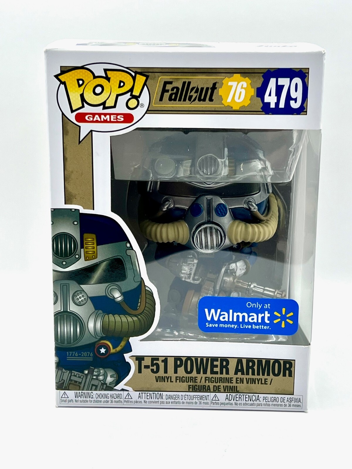 Sale Funko Pop! Games T-51 Power Armor Fallout 76 Vinyl Figure #479 Free Shipping!