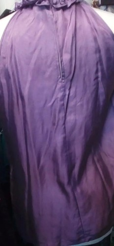 Elena Solano women's Pure Silk Dark Lilac Formal Sleeveless Top szM. Gorgeous. - Picture 3 of 4