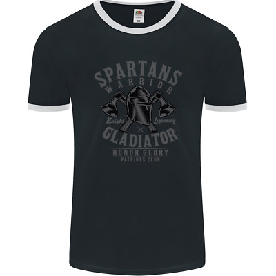 Spartans Warrior Legendary Gladiator Herren Ringer T-Shirt FotL