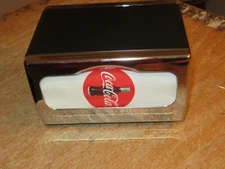 Vintage Coke Coca Cola Napkin Dispenser Chrome MCM Table Model Soda Shop