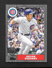 2022 Topps Update SEIYA SUZUKI 1987 Topps Baseball Black 181/299 -CUBS- 87TBU-13