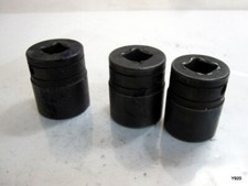 Snap on set of 3 sockets read description