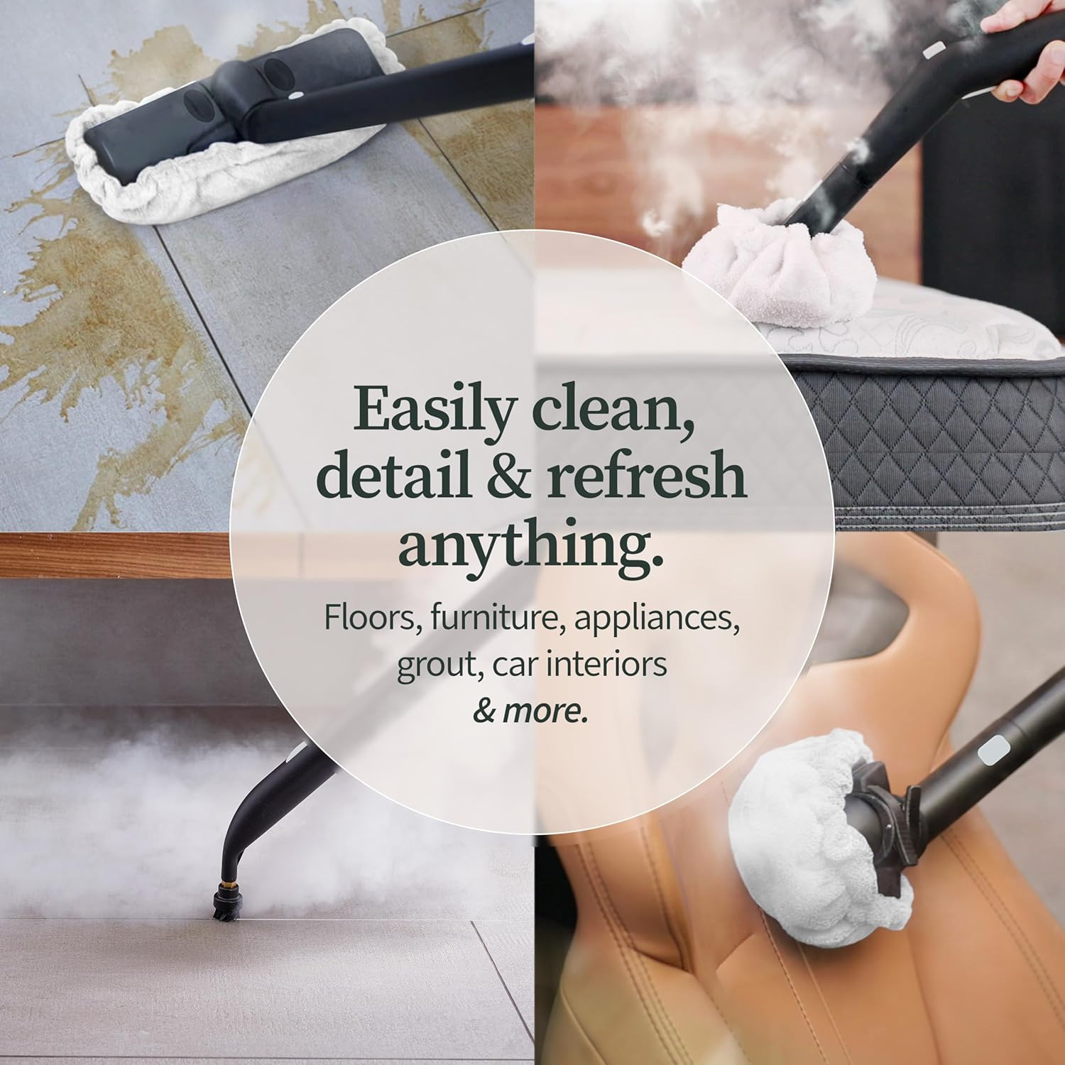 Dupray Neat Steam Cleaner with 17-Piece Kit – Powerful, Chemical-Free Cleaning f