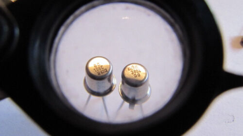 BC108C TELEFUNKEN TRANSISTOR TO-18 OBSOLETE RARE HARD TO FIND 2pcs FUZZ FACE USA - 第 1/12 張圖片