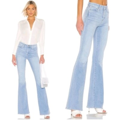 #ad #ad NWT L#x27;AGENCE Bell High Rise Flare Jean in Blue Cloud Size 29 $196.00