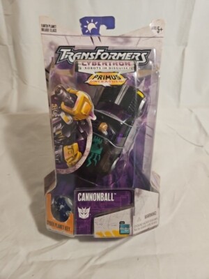 Transformers Cybertron Cannonball Primus Unleashed Cyber Key New Factory Sealed 