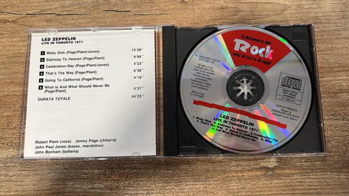 LED ZEPPELIN - Live In Toronto 1971 (CD) Album - Armando Curcio Editore - 1992 - Bild 4 von 5