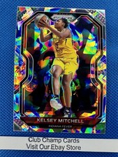 2021 #12 Kelsey Mitchell WNBA Panini Prizm Basketball Ice Prizm Fever