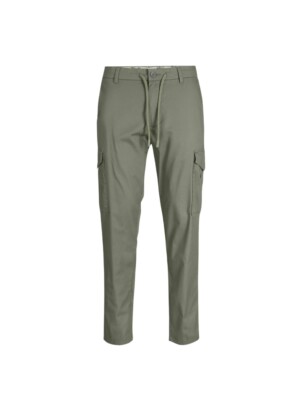 Jack & Jones Herren Cargohose aus Baumwoll-Mix, Farbe Grün Modell: 1...