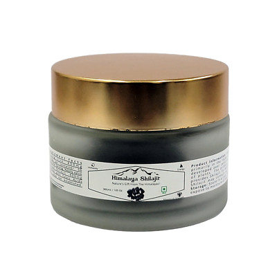 Shilajit Resin 30g | Pure Ladakh Origin | Natural Booster for Strength & Stamina