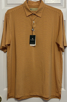 Donald Ross Men's Classic Golf Polo Shirt, Medium, Apricot, NWT