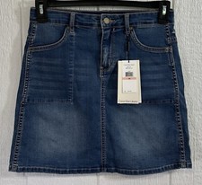 CALVIN KLEIN denim Skirt size 28 waist Blue NWT hh68