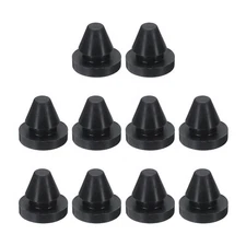 10pcs Hole Plug 5/16 Inch (6mm) Button Plugs Fit for 6mm Hole, Black
