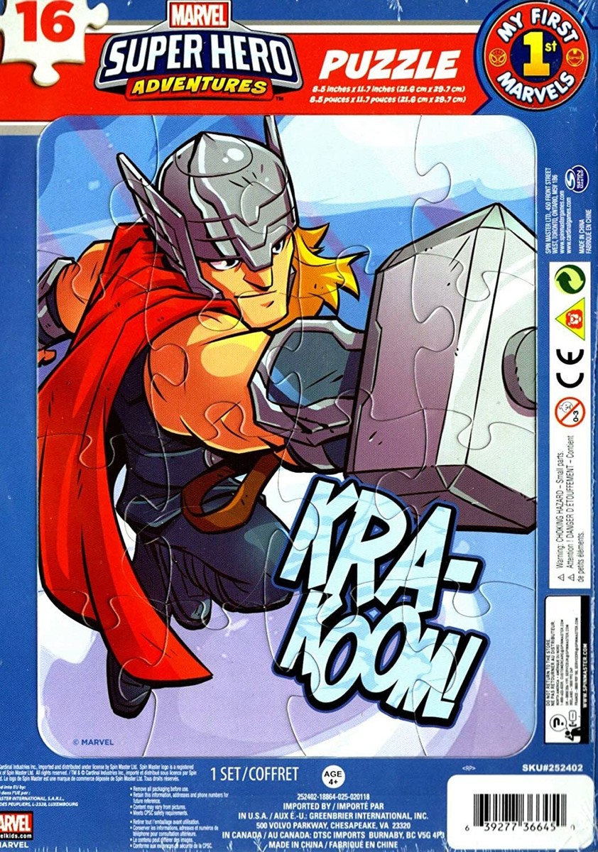 Marvel Super Hero Adventres Krakoom - 16 Pieces Jigsaw Puzzle | eBay