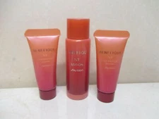 SHISEIDO BENEFIQUE 2x CLEANSING FOAM 0.49 OZ EACH & NT LOTION 0.94 OZ