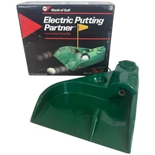 World of Golf Electric Putting Partner with Ball Return Putting Aid