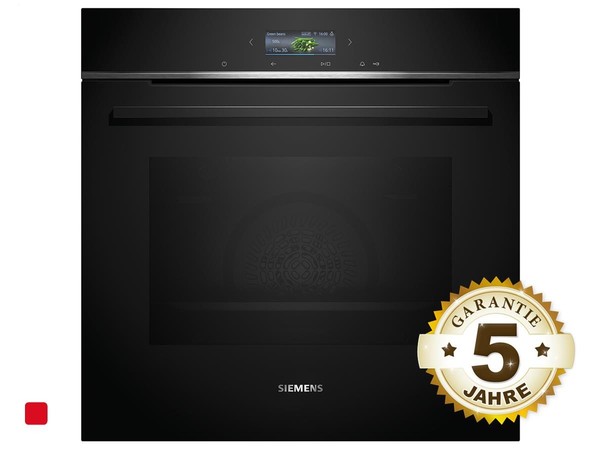 Siemens HB772G1B1 Pyrolyse Backofen Schwarz Eek:A+ Pizza, Wlan, Automatik, 71 L-image