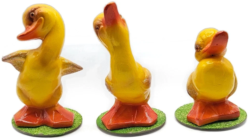 Пасхальные контейнеры для бумаги маше Ino Schaller Christopher Radko Three Coy Ducks - Изображение 2 из 4