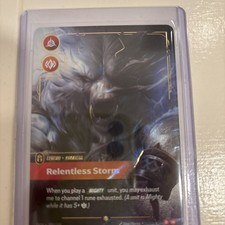 2025 Riftbound League of Legends Volibear Relentless Storm Showcase 300/298 — live eBay listing