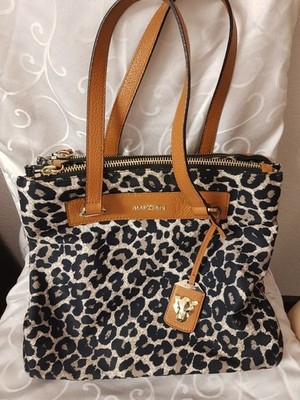 Marc Cain (ORIGINAL)Damenhandtasche  Leopard  OPTIC  33x30x12 Trage Griff 26cm