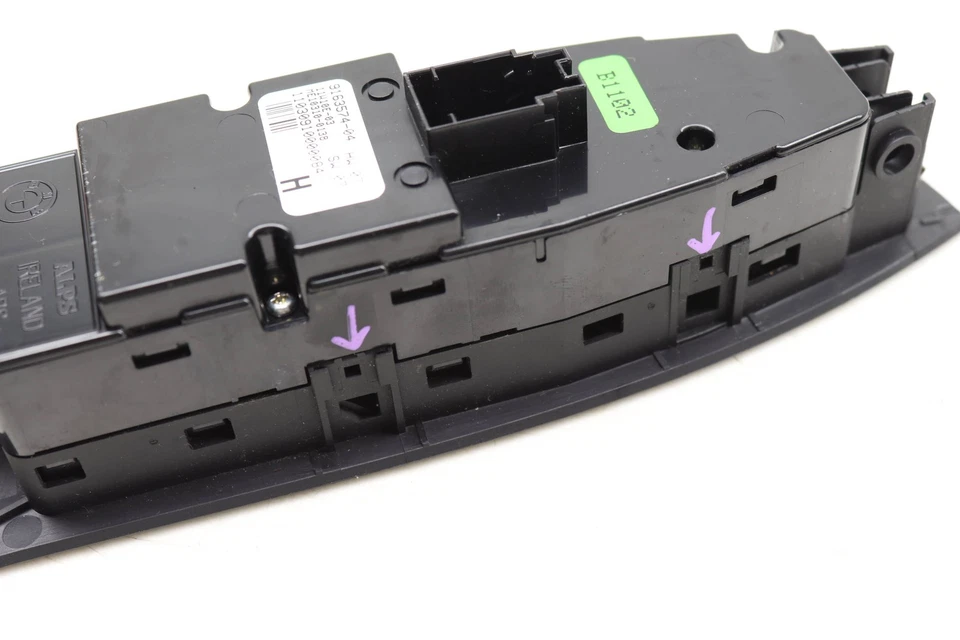 BMW 740LI XDRIVE 2013-2015 - Interruptor de ventana principal delantero izquierdo con moldura 9163574 Foto 4 de 4