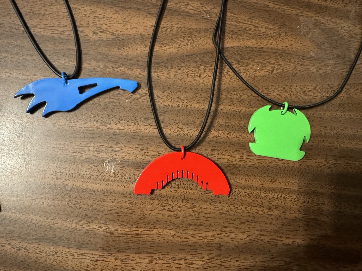 One-of-a-Kind Sonic Underground Steel Pendants – Handcrafted