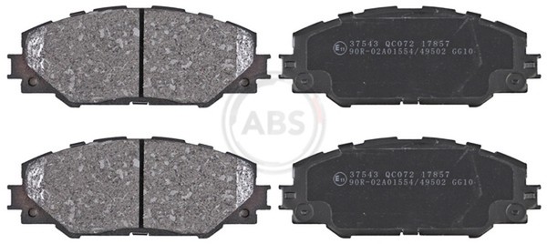 Bremsbelagsatz Scheibenbremse A.B.S. 37543 FüR Toyota Prius Auris RAV Mirai Plus-image